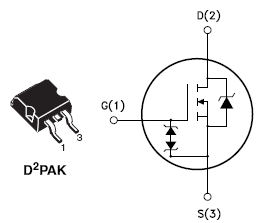 STB11NK50Z, N-channel 500 V, 0.48 Ом , 10 A D2PAK Zener-protected SuperMESHTM Power MOSFET